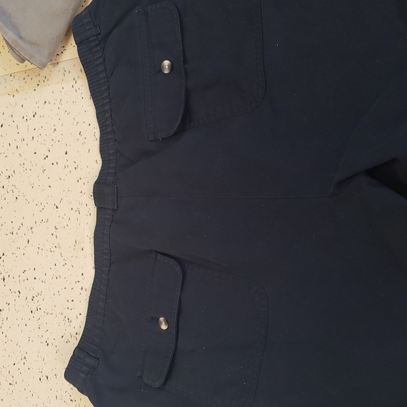 PURITAN mens flat front shorts size 46 black good condition - Picture 4 of 4